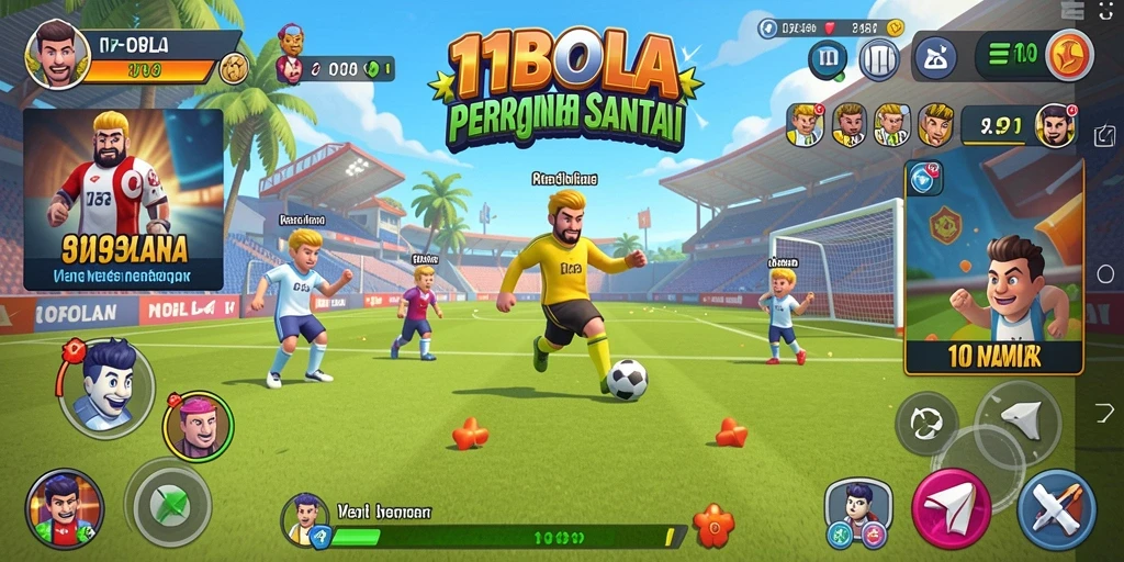 Screenshot 11BOLA menampilkan keseruan gameplay yang penuh warna.