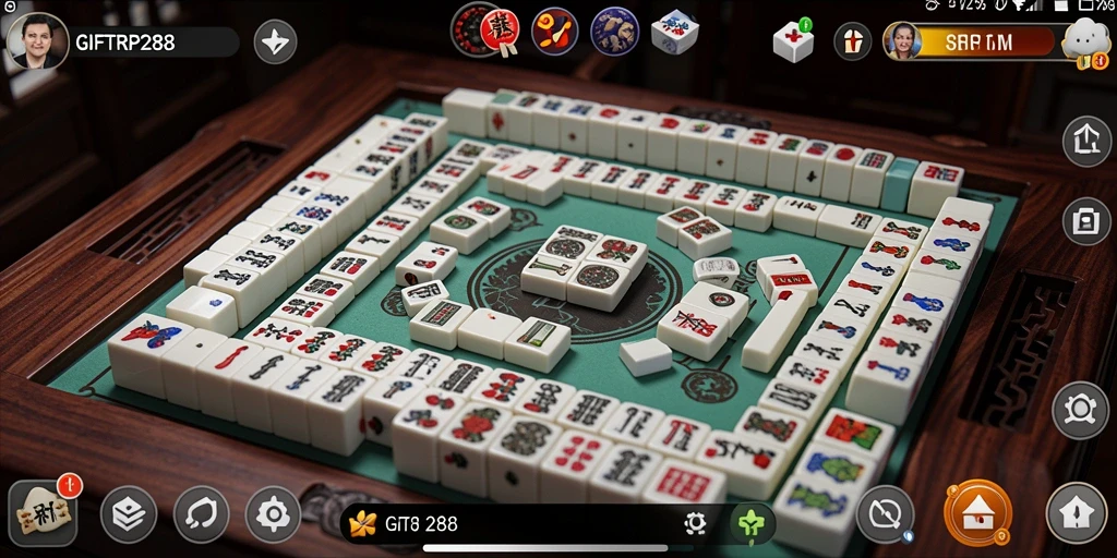 Screenshot GIFTRP288 menampilkan gameplay Mahjong yang menantang dan menarik.