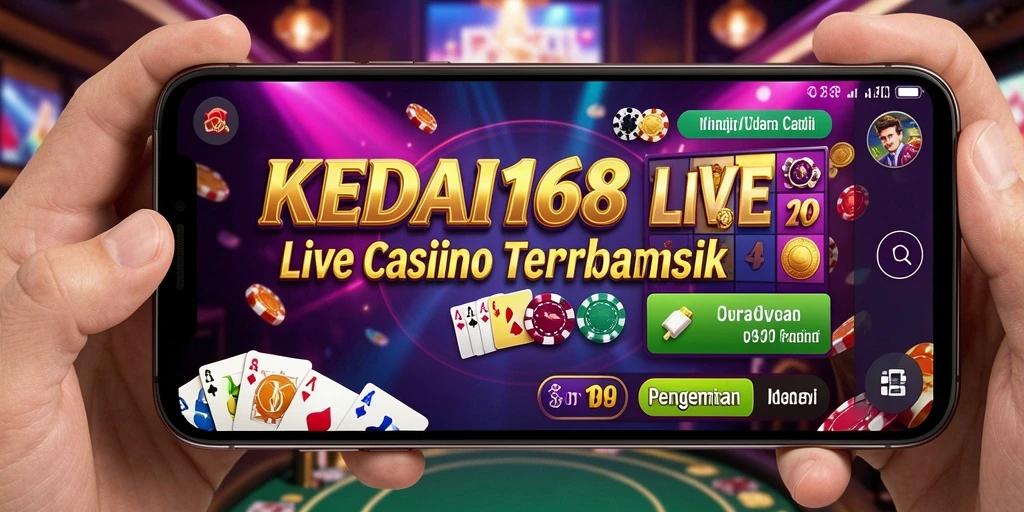 Tampilan menarik saat bermain Live Casino KEDAI168 dengan dealer langsung.