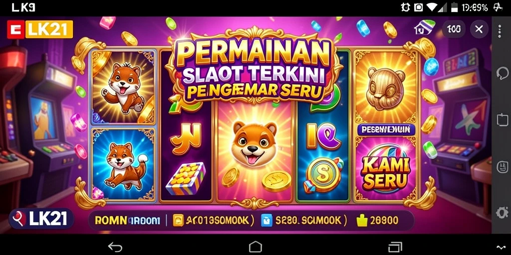 Screenshot utama menampilkan gameplay LK21 yang mengasyikkan dengan grafis slot yang memukau.