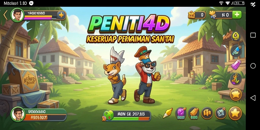 Tampilan gameplay seru dan menantang di PENITI4D.