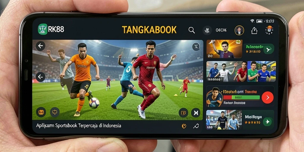 Tampilan gameplay Sportsbook yang menarik di RK88.