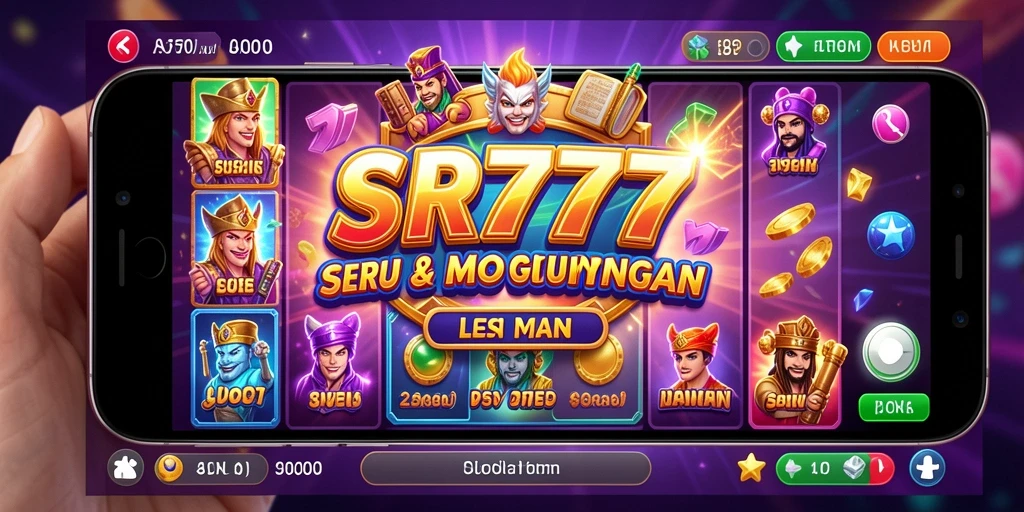 Tampilan gameplay Slot SR777 yang memukau dan interaktif.