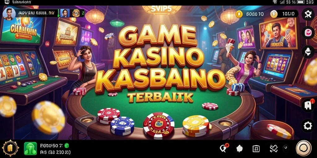 Tampilan menawan dari gameplay Kasino di SVIP5.