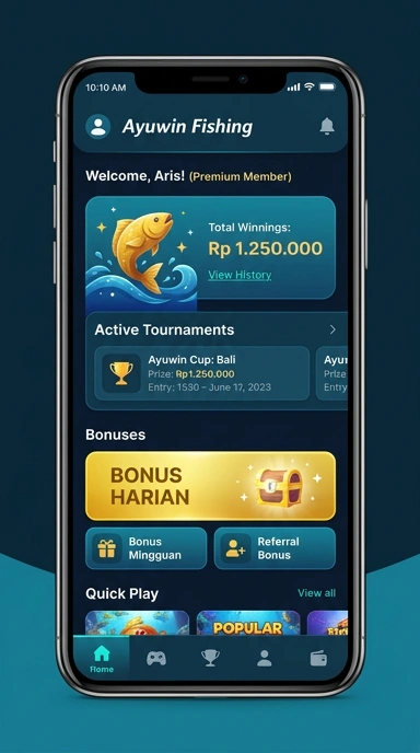 Proses unduh aplikasi yang cepat dan aman di ayuwin.